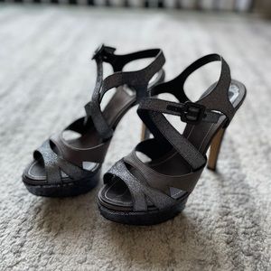 Christian Dior Gray Heels